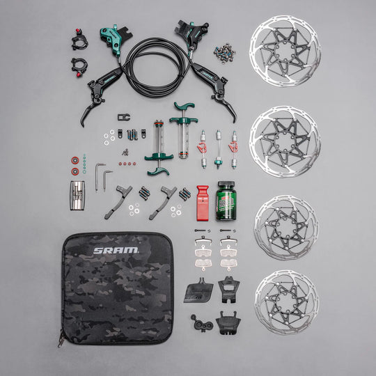 Sram MOTIVE Ultimate Brakeset TEAL SPLATTER LTD EDITION