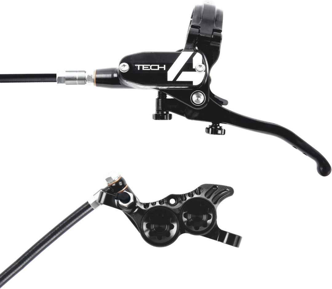 Hope Tech 4 V4 - No Rotor - Black/Black Right Hand
