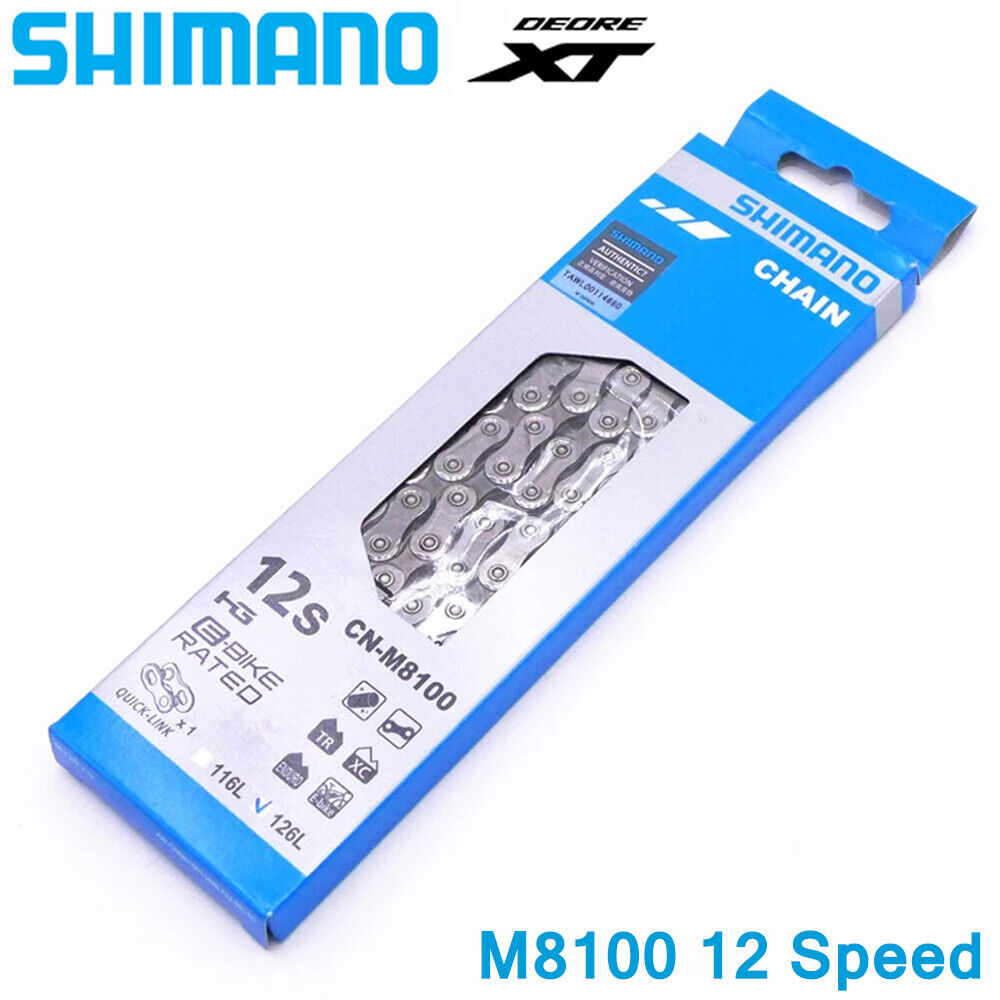 CN-M8100 XT chain with quick link, 12-speed