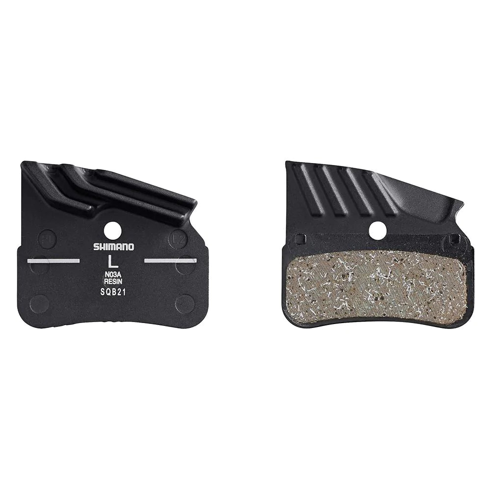 N03A brak pads (resin, finned)